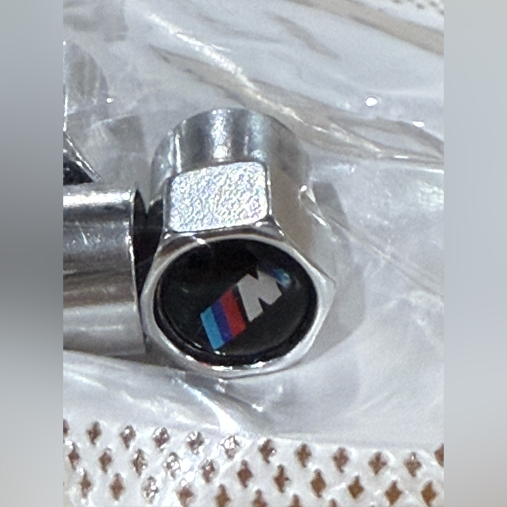 4 Pcs Stem Caps Chrome Brand New Sealed